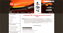 Desktop Screenshot of fudoshinkaicb.cz